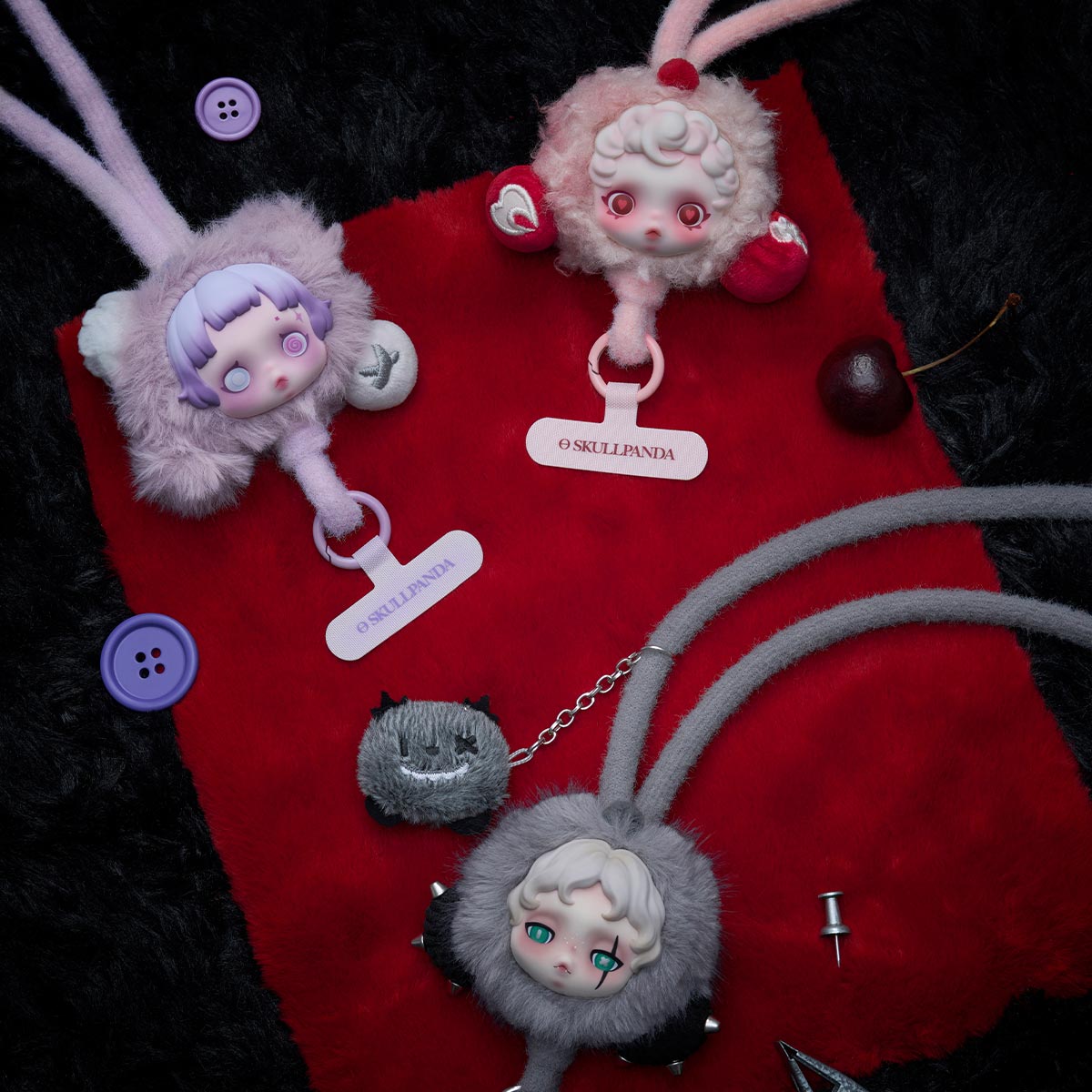 SKULLPANDA You Found Me! popmart ポップマート POP NOW:SKULLPANDA You Found Me! Series Plush Doll Pendant