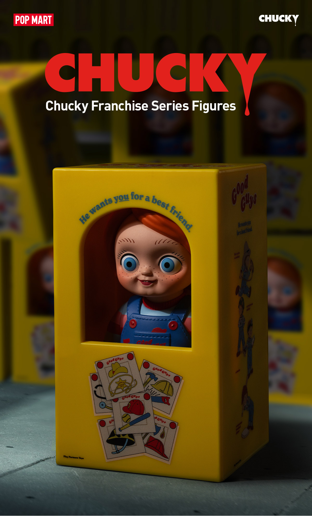 popmart チャッキーフランチャイズシリーズ POP NOW:Chucky Franchise Series Figures - POP MART (United