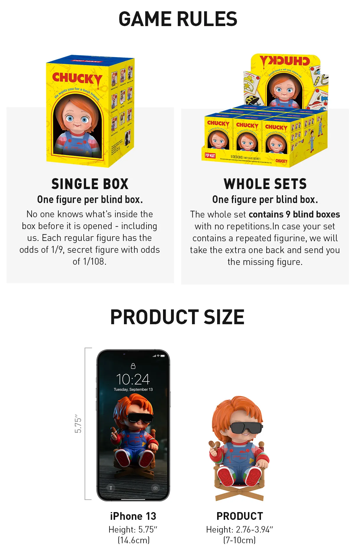 POP NOW:Chucky Franchise Series Figures - POP MART (Canada)