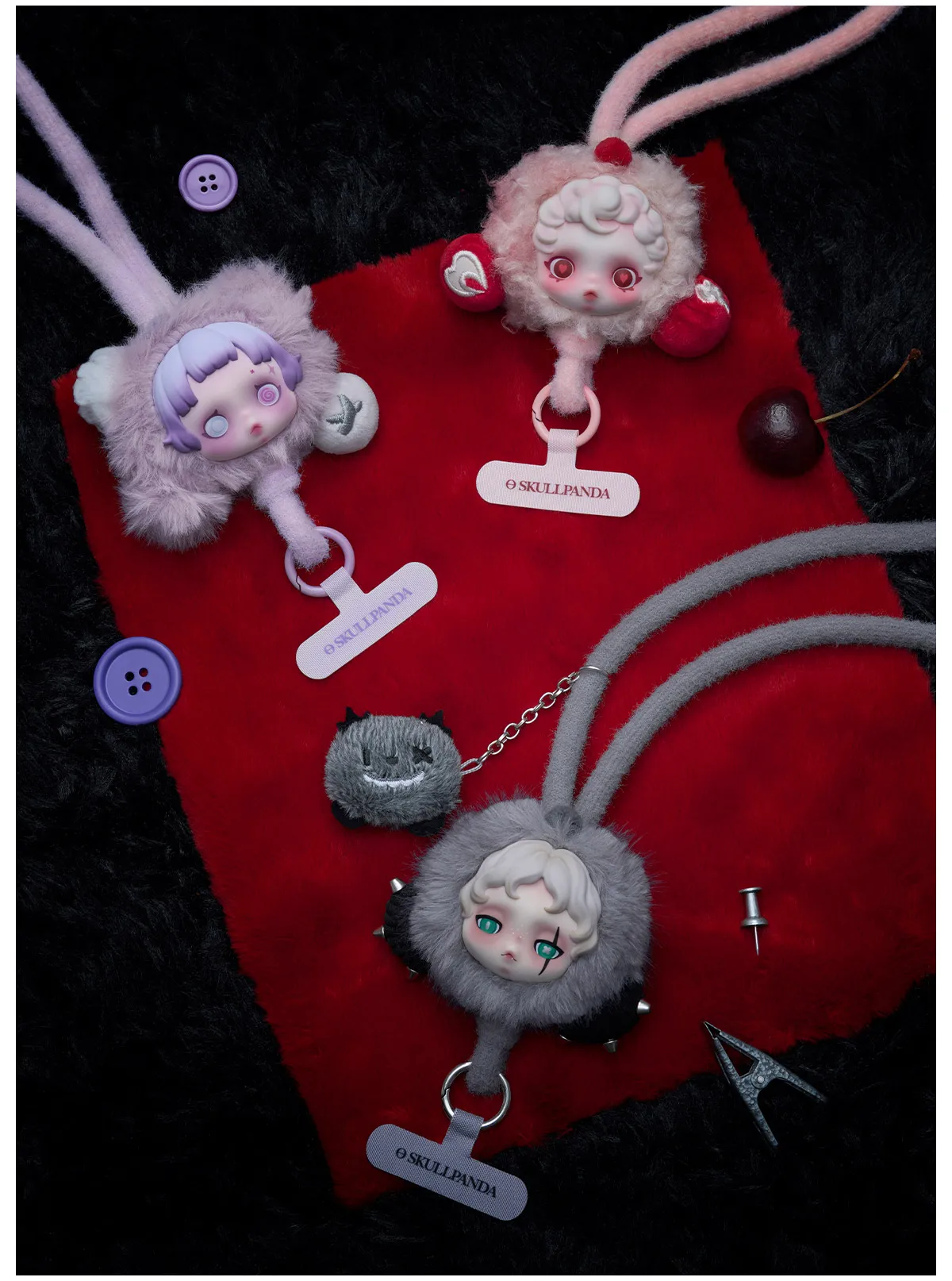 POP NOW:SKULLPANDA You Found Me！Series Phone Lanyard - POP MART 