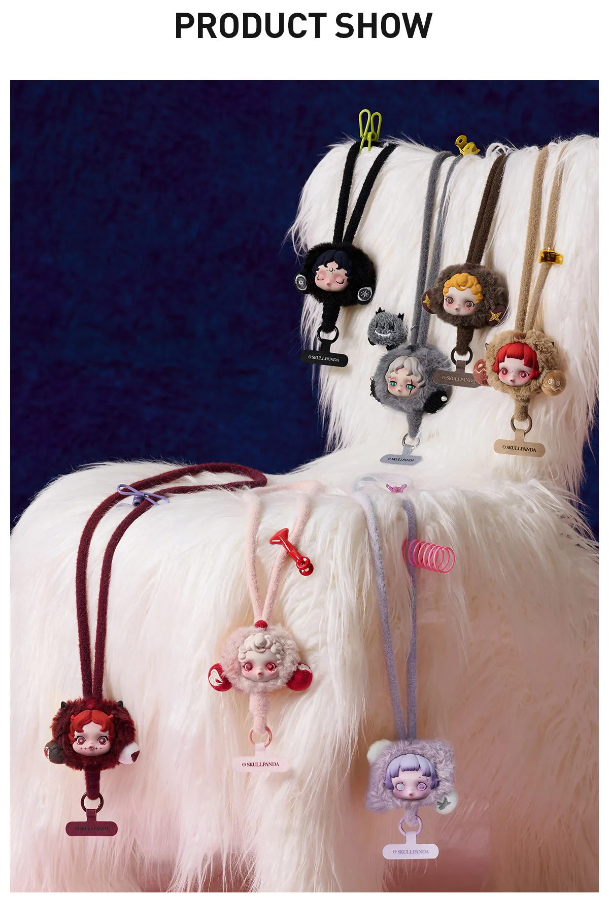 POP NOW:SKULLPANDA You Found Me！Series Phone Lanyard - POP MART 