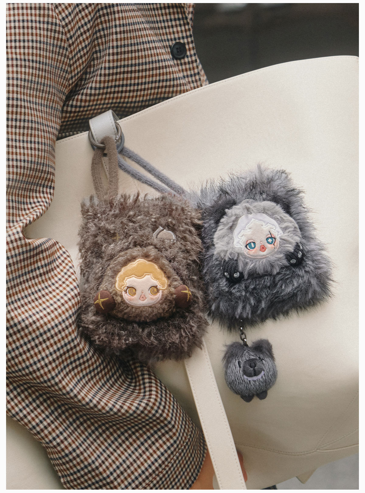 POP NOW:SKULLPANDA Bedside Monster Series Plush Mini Bag - POP