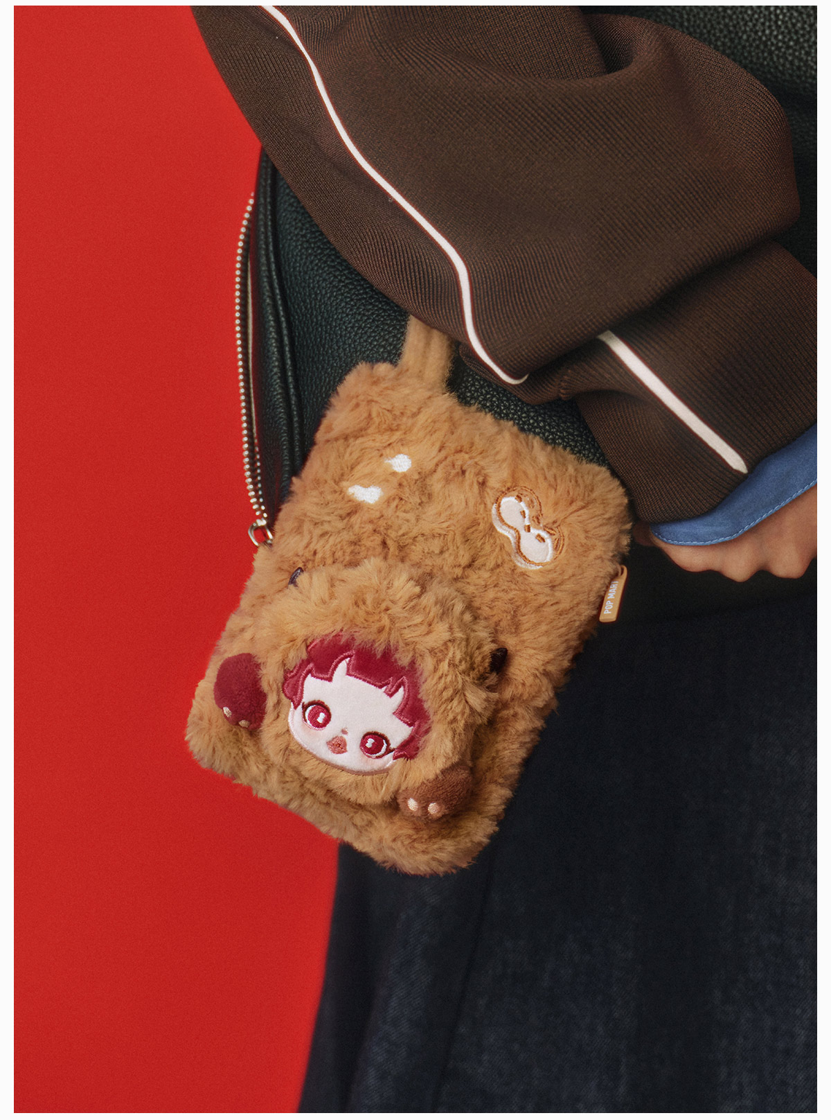 POP NOW:SKULLPANDA Bedside Monster Series Plush Mini Bag - POP