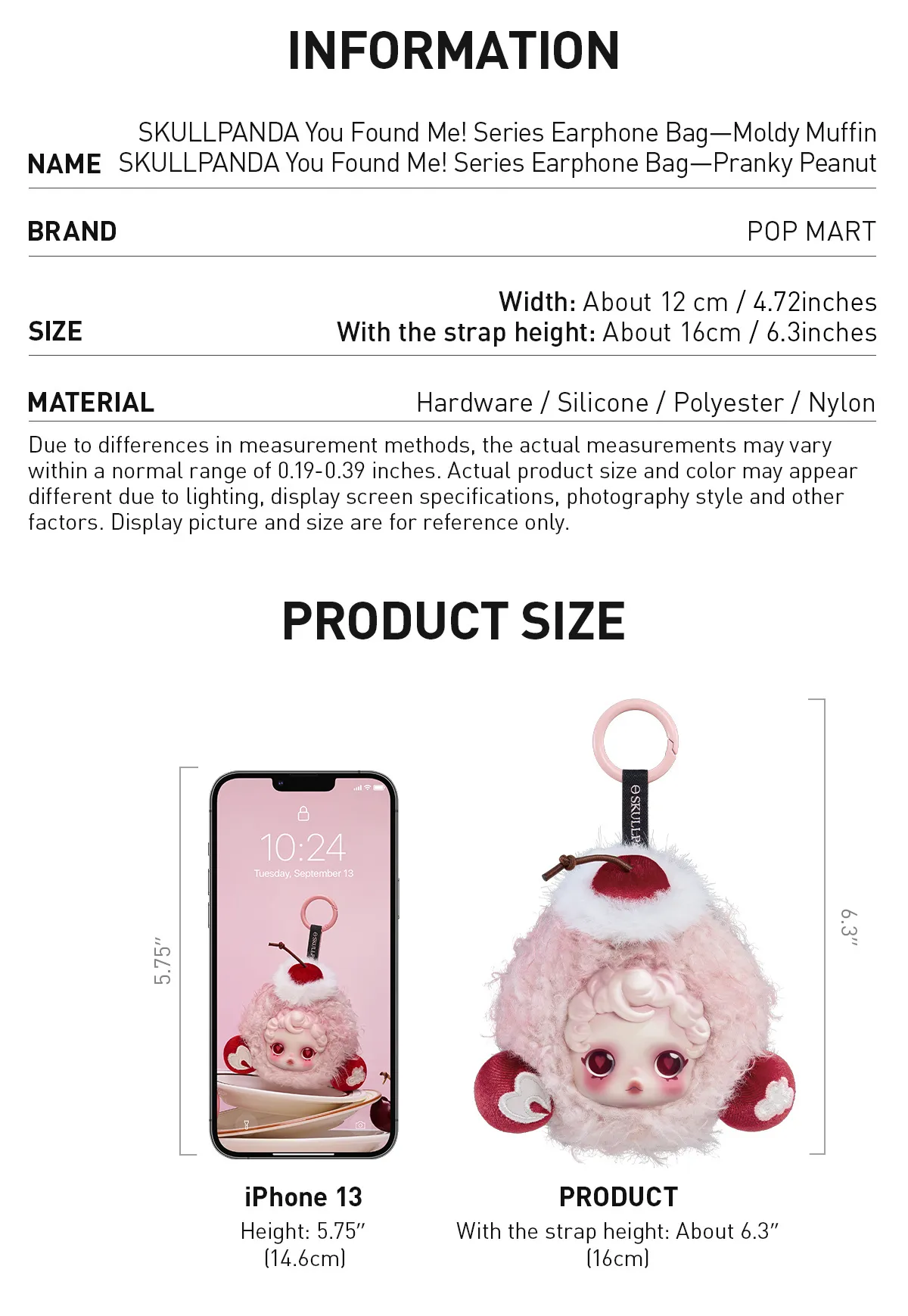 み*♡様 スカルパンダ新作You Found Meイヤホンケース Moldy M SKULLPANDA You Found Me！シリーズ イヤホンケースMoldy Muffin