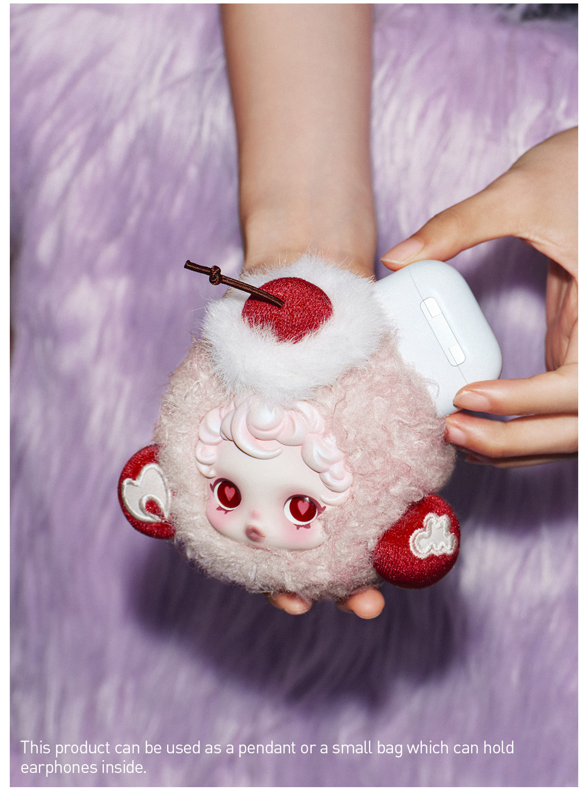 POPMART SKULLPANDA You Found Me!イヤホンケース SKULLPANDA You Found Me!Series Earphone Bag - POP MART