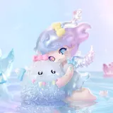POP MART-Azura × INSTINCTOY Snuggle with Bowy Fluffy Figure - Banner 2