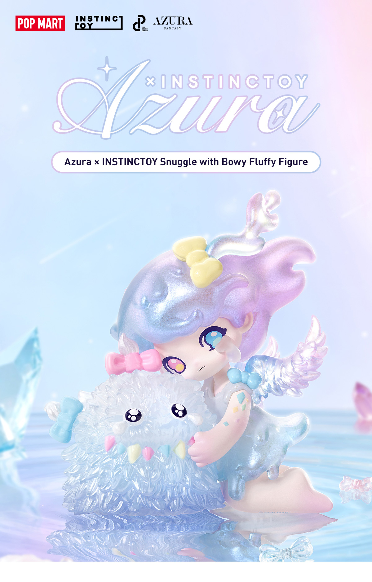 Azura × INSTINCTOY POPMART Azura × INSTINCTOY Snuggle with Bowy Fluffy Figure - POP