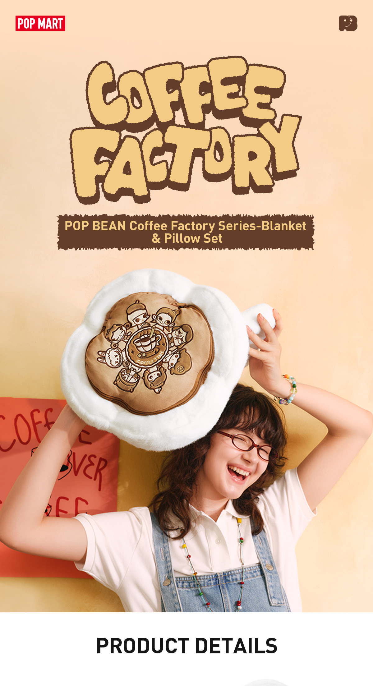POP BEAN Coffee Factory コーヒーファクトリーポップマート POP BEAN Coffee Factory Series-Fridge Magnet - POP MART (Canada)
