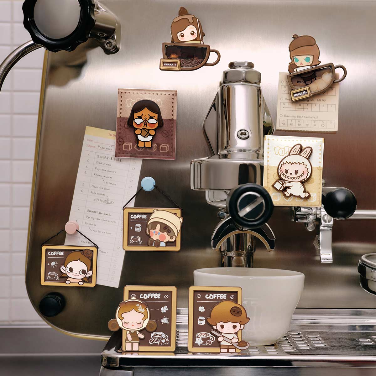 POP BEAN Coffee Factory コーヒーファクトリーポップマート POP BEAN Coffee Factory Series-Plush Pendant - POP MART