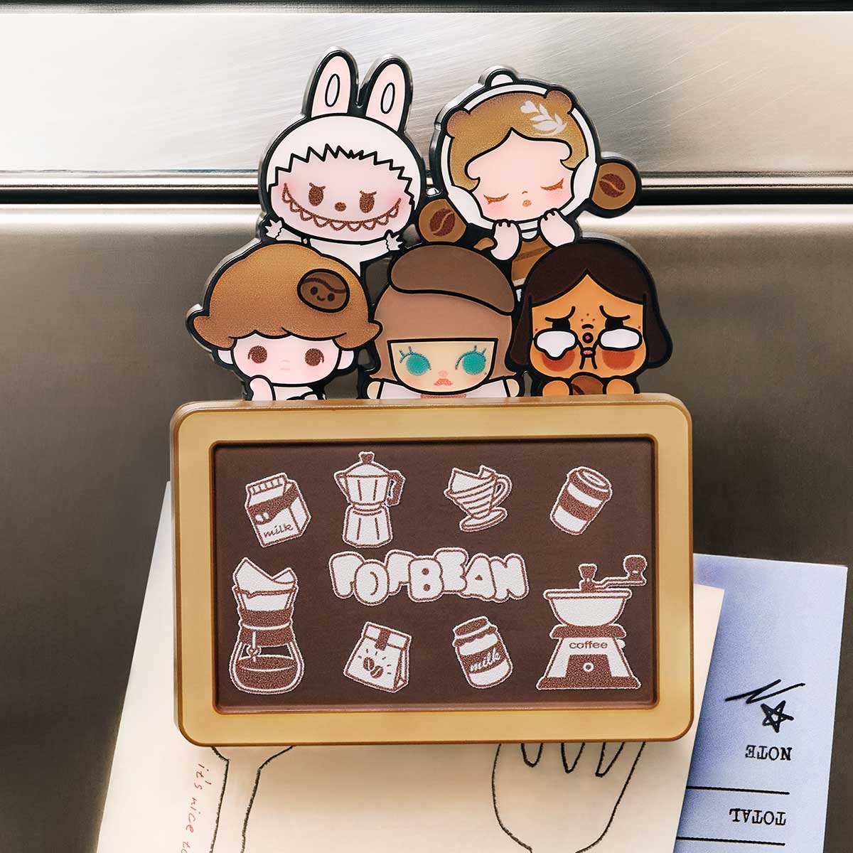 POP BEAN Coffee Factory Series-Fridge Magnet - POP MART (United