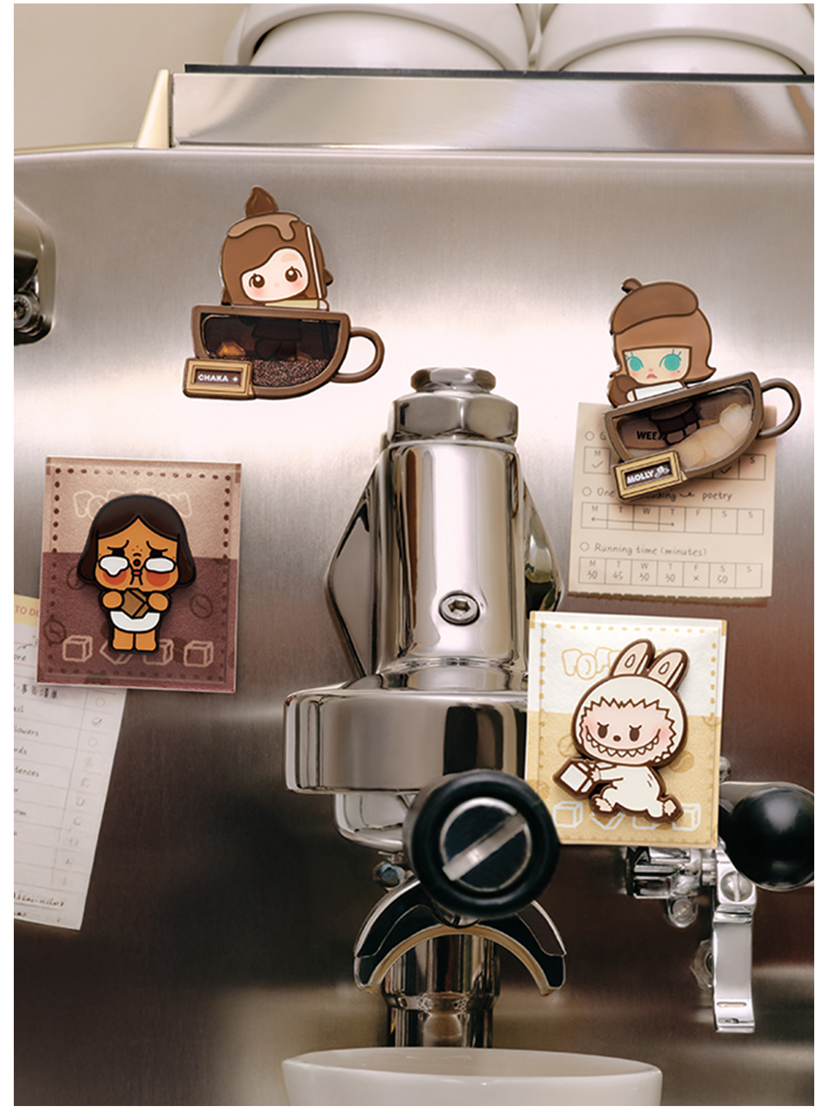 POP BEAN Coffee Factory Series-Fridge Magnet|POP MART Canada Official