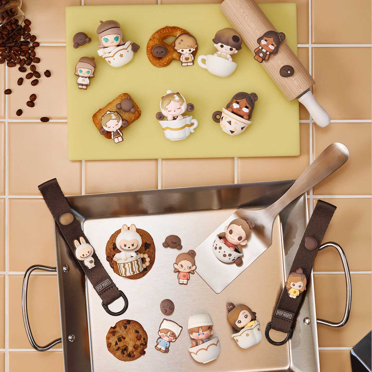 POP MART BEAN コーヒー ファクトリー シリーズ アソート POP BEAN Coffee Factory Series-Decoration Charm - POP MART