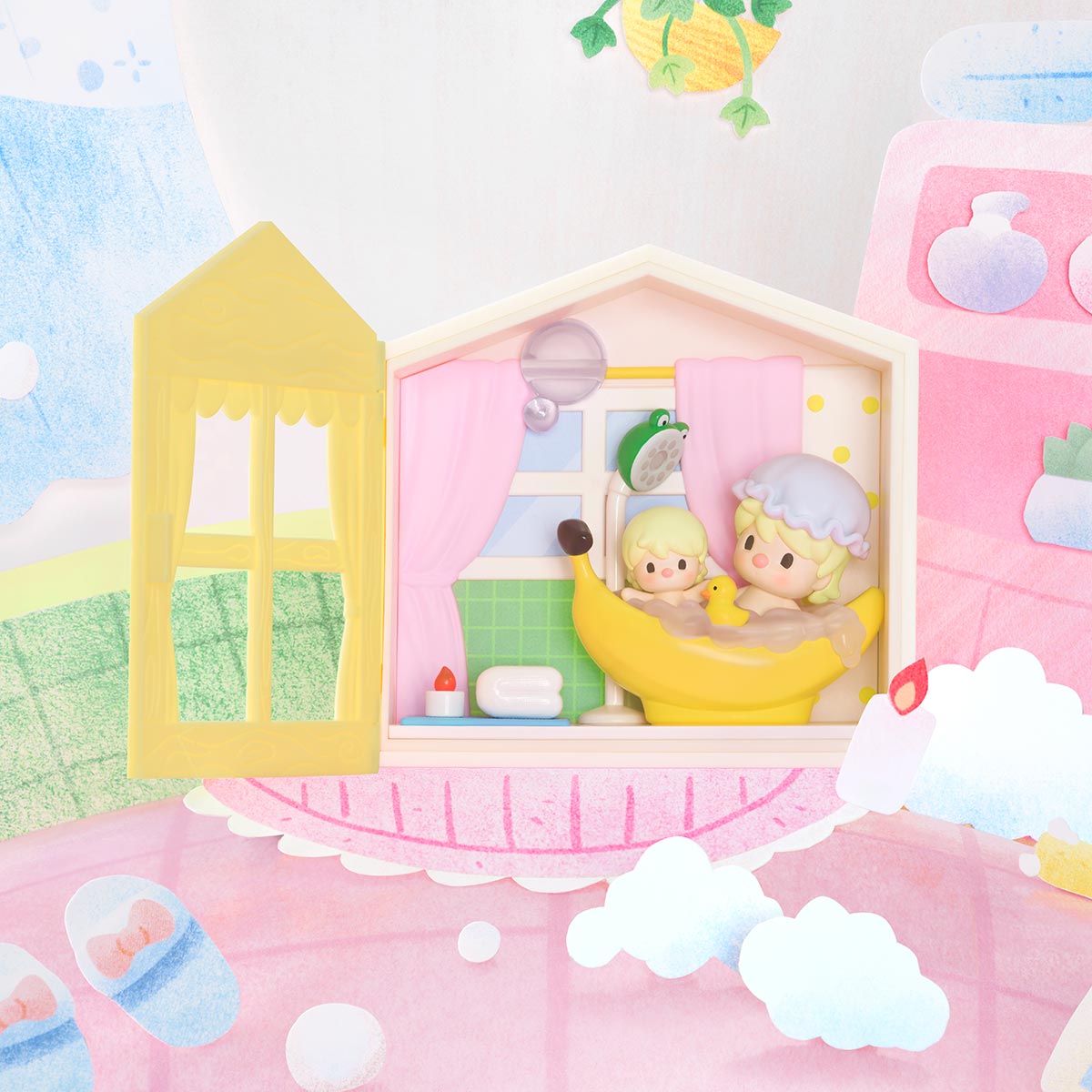 ポップマート スイートビーン セレブレート オーディナリー デイズ シリーズ Sweet Bean Celebrate Ordinary Days Series Scene Sets - POP