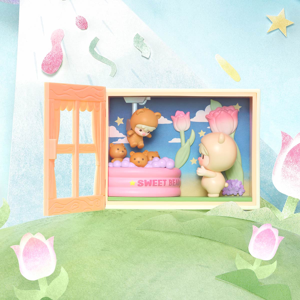 ポップマート スイートビーン セレブレート オーディナリー デイズ シリーズ Sweet Bean Celebrate Ordinary Days Series Scene Sets - POP