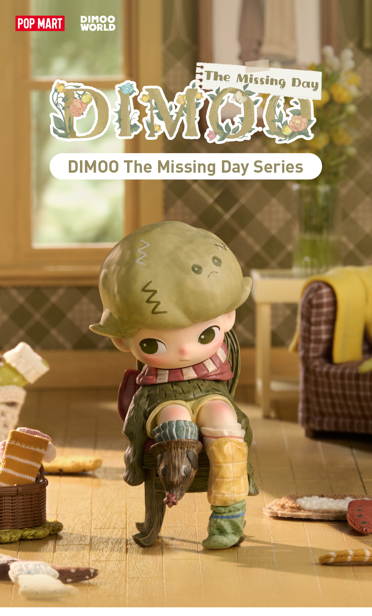 ポップマートANCLeNTCASTLe dimoo POP NOW:DIMOO The Missing Day Series Figures - POP MART