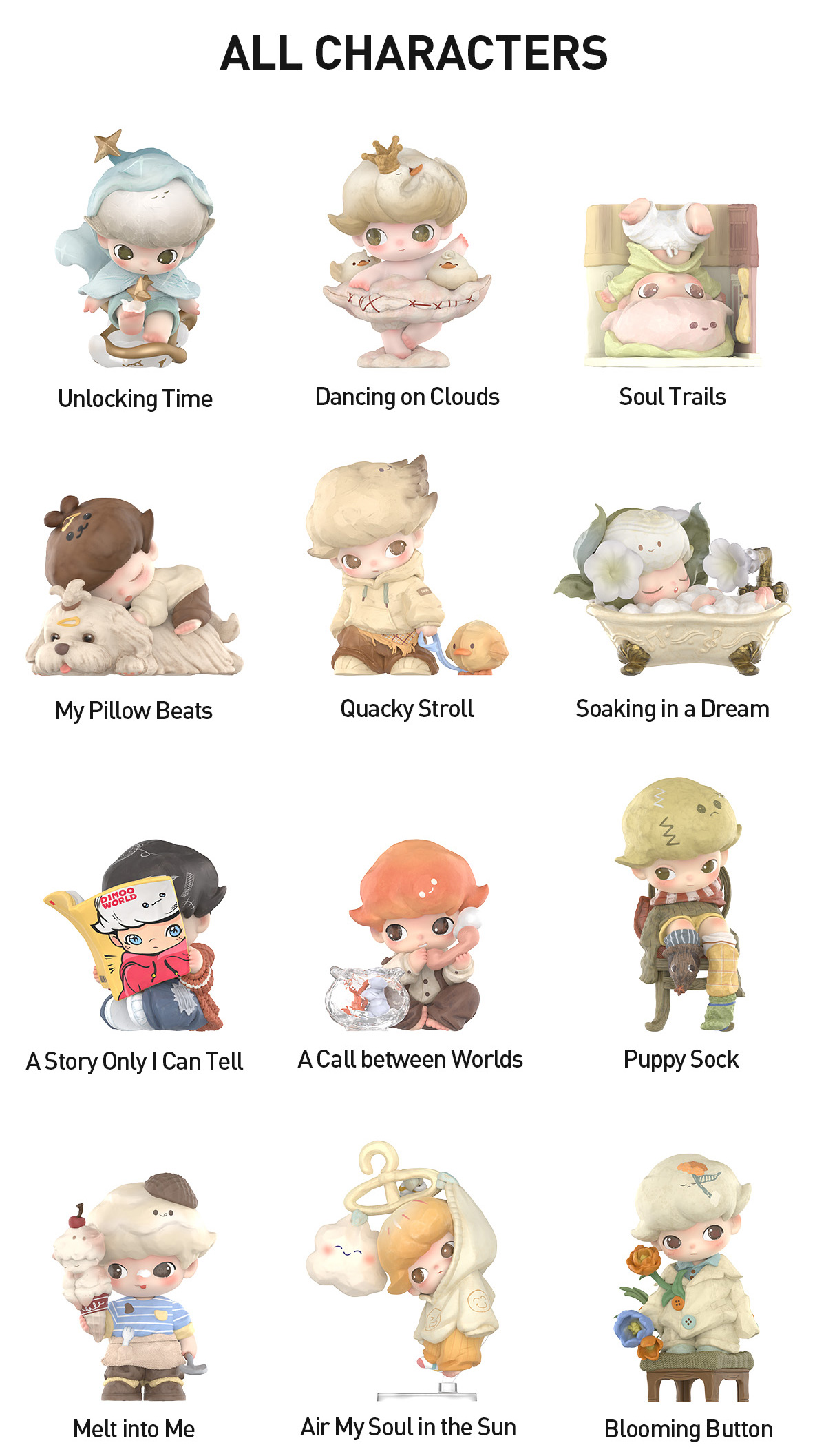 POP MART DIMOO The Missing Day シークレット POP NOW:DIMOO The Missing Day Series Figures - POP MART