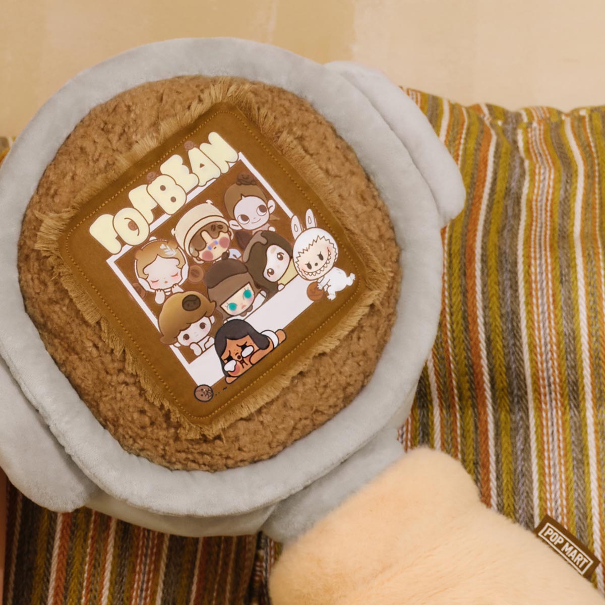 POP MART コーヒービーンクッション POP BEAN Coffee Factory Series-Coffee Portafilter Pillow - POP