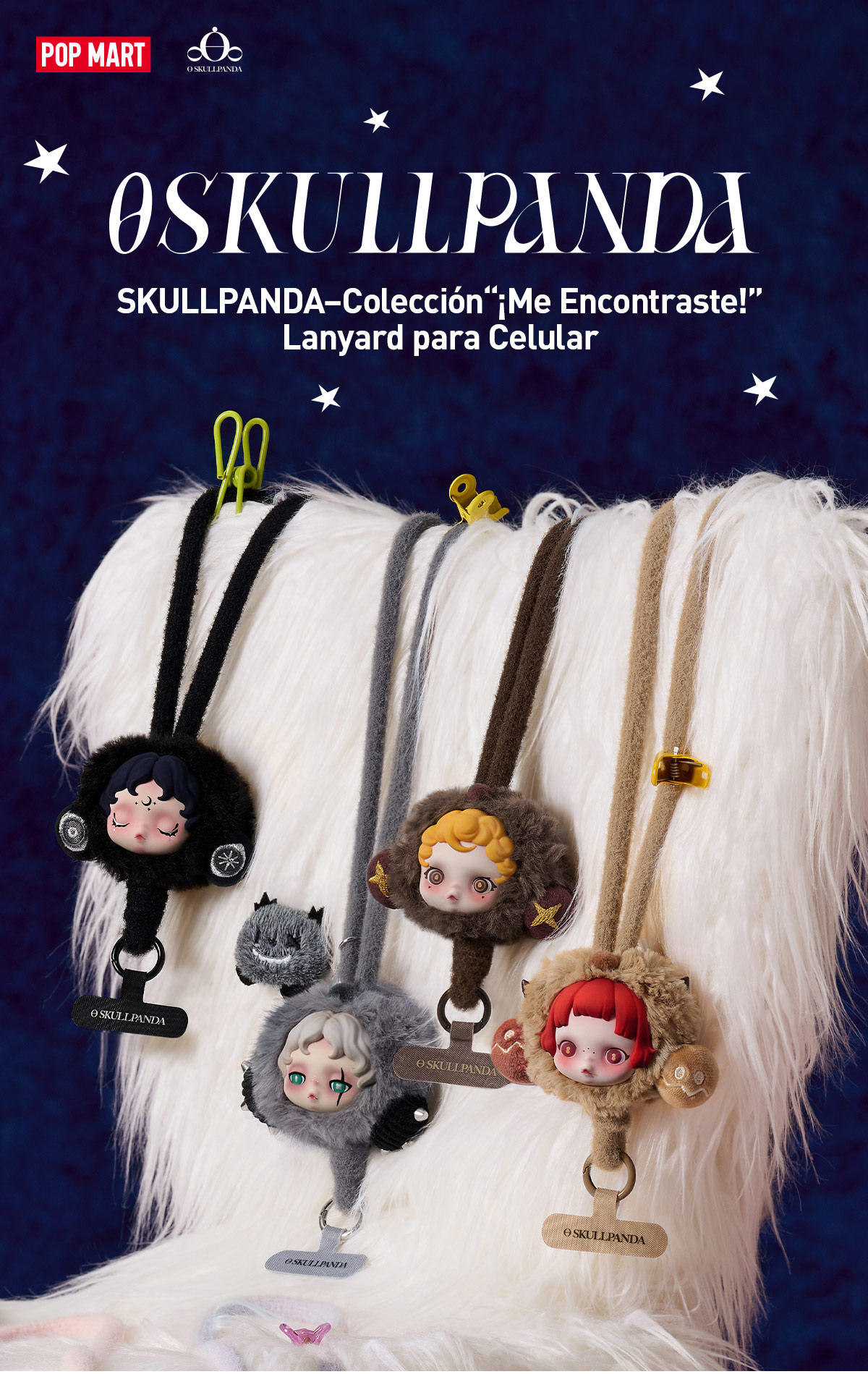 SKULLPANDA – colección“¡Me Encontraste!” Lanyard para Celular