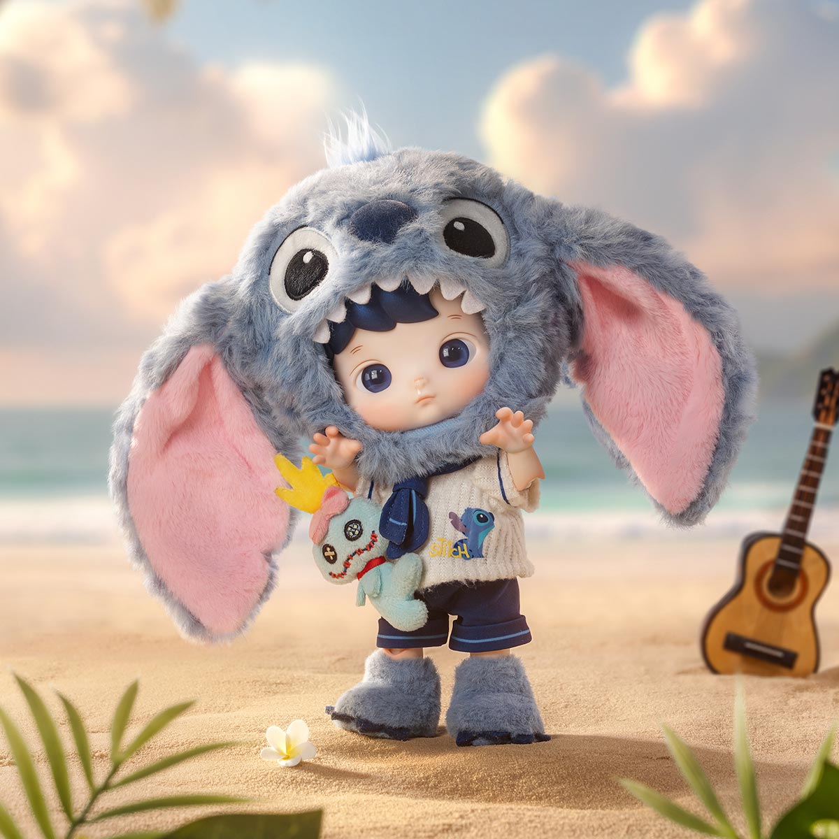 POPMART Hacipupu Stitch 1/8 フィギュア HACIPUPU STITCH 1/8 Action Figure - POP MART (United States)