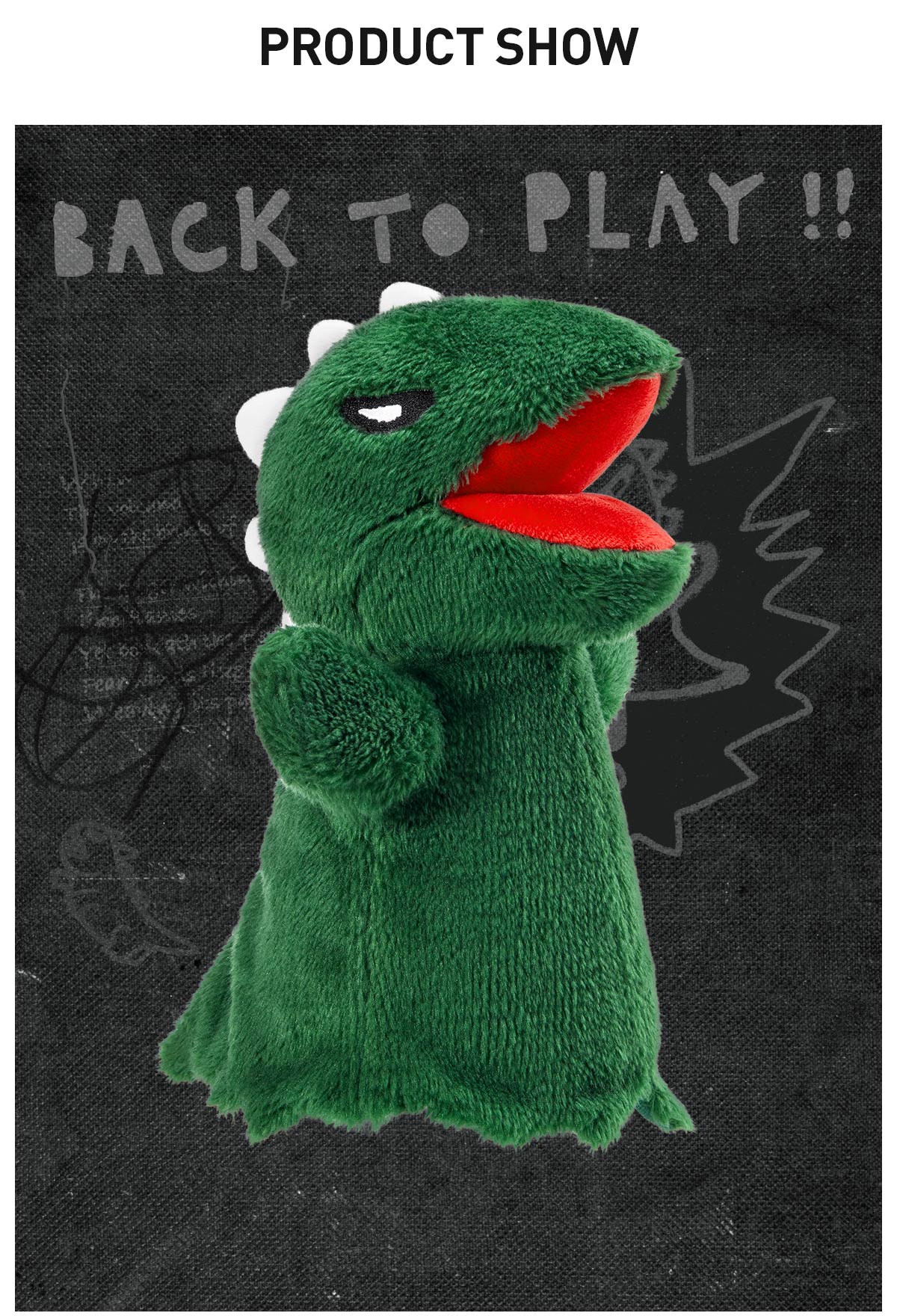 Hirono Dino Plush Hand Puppet - POP MART (Canada)