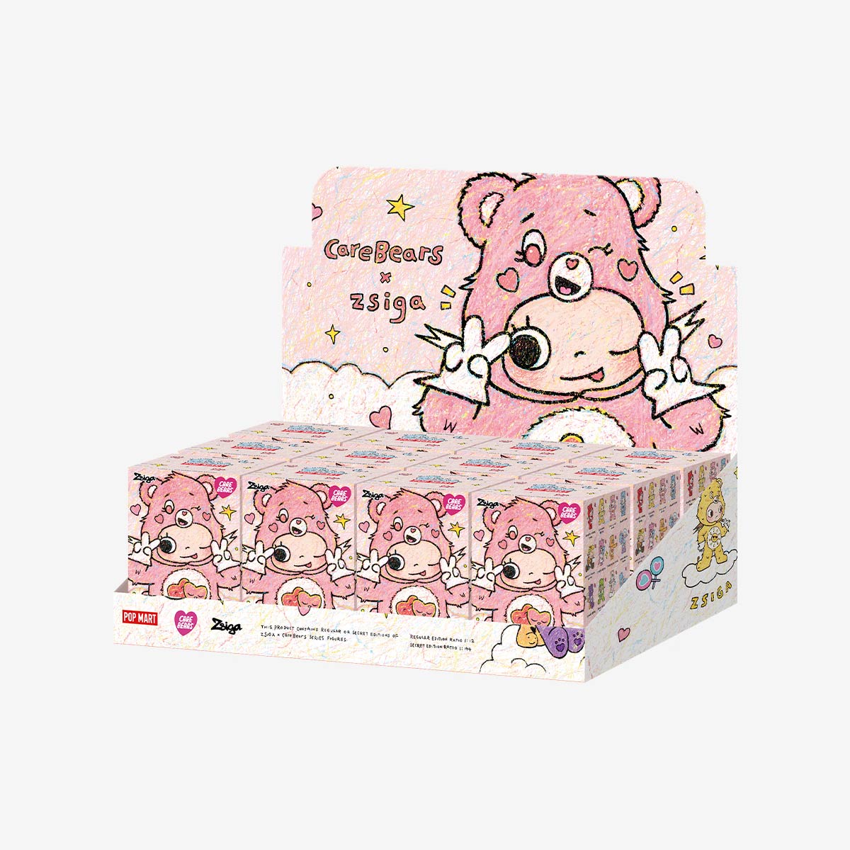 ポップマート Zsiga × Care Bears シリーズ ケアベア Zsiga × Care Bears Series Figures - POP MART (United States)