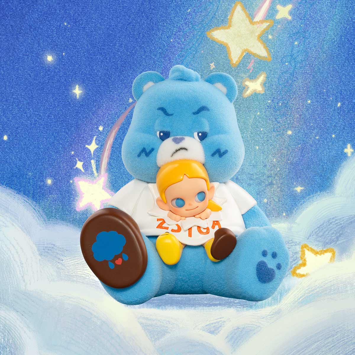 POPMART Zsiga X Carebears ケアベア Funshine Zsiga × Care Bears Series - Zsiga × 爱心小熊系列 – Art Toy