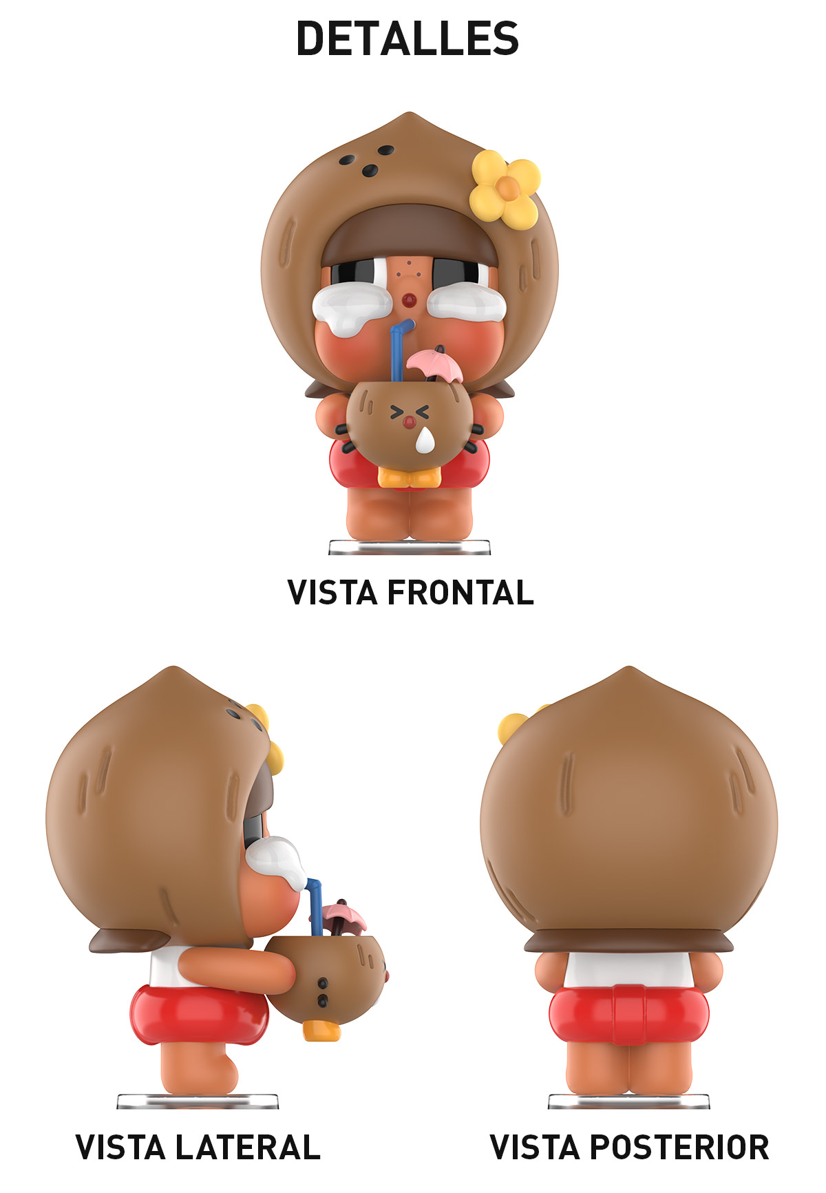 CRYBABY – Figura “Coco” (Café) - POP MART (United States)