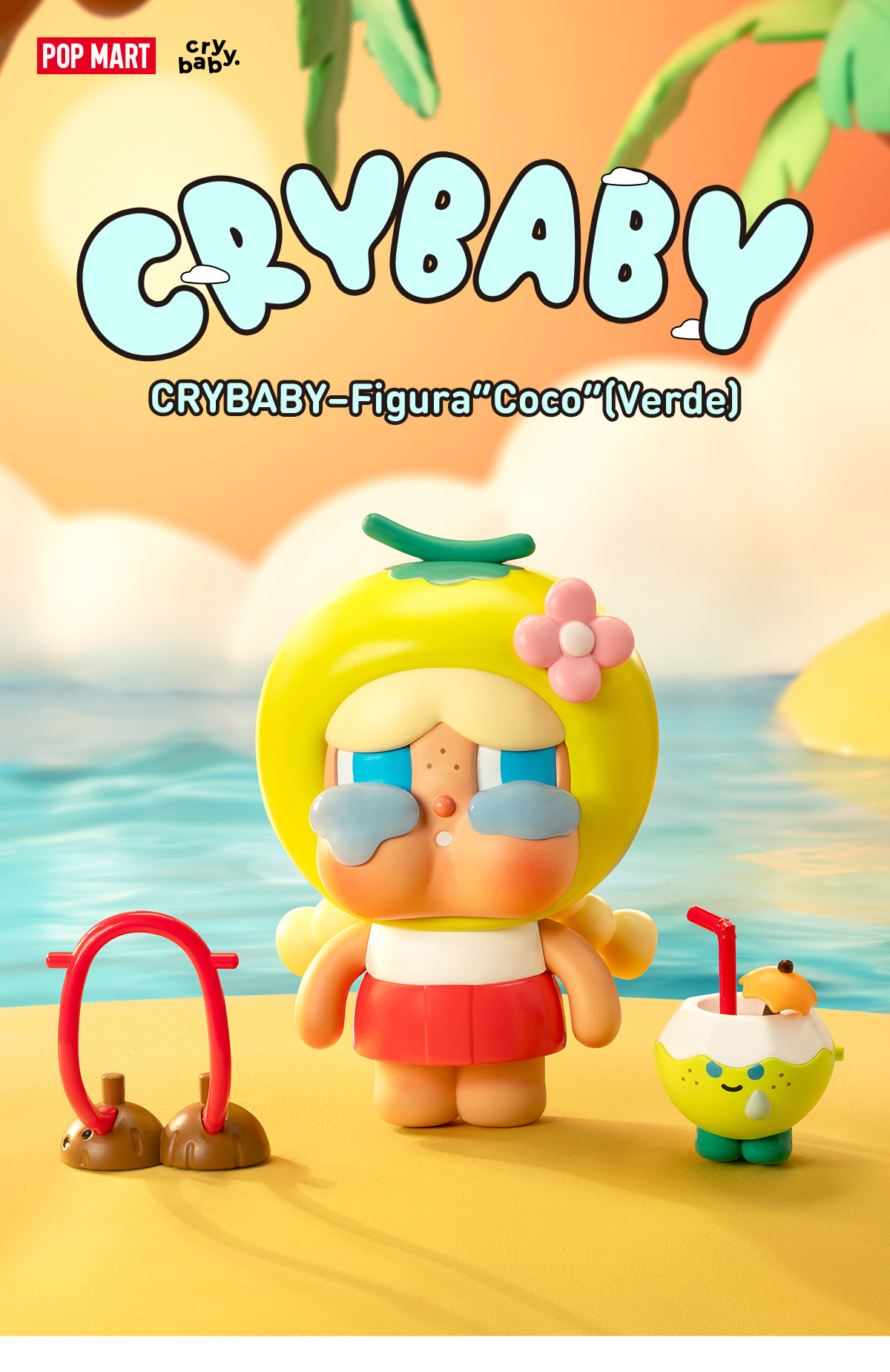 CRYBABY – Figura “Coco” (Verde) - POP MART (United States)