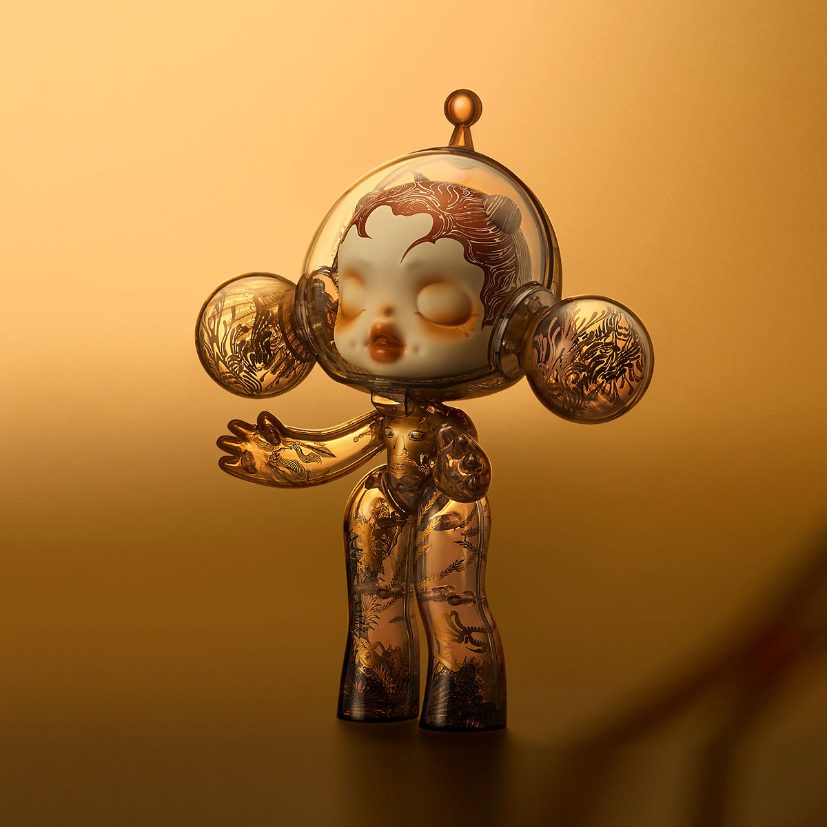 MEGA α SKULLPANDA 400% Wu Jian'an-The Heaven of Nine Levels