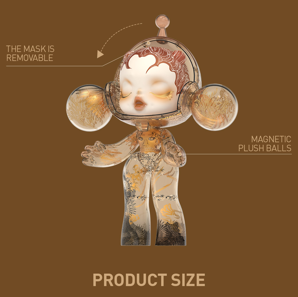 POPMART MEGA α SKULLPANDA 400% WuJian’an MEGA α SKULLPANDA 400% Red Crystal - POP MART (United States)