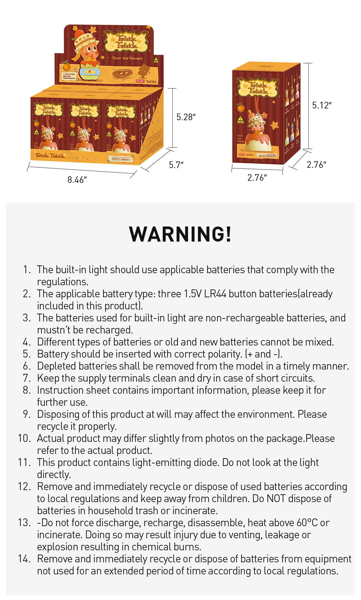 TwinkleTwinkle Savor the Moment ナイトライト Twinkle Twinkle-Enjoy the moment Series-Nightlight Pendant