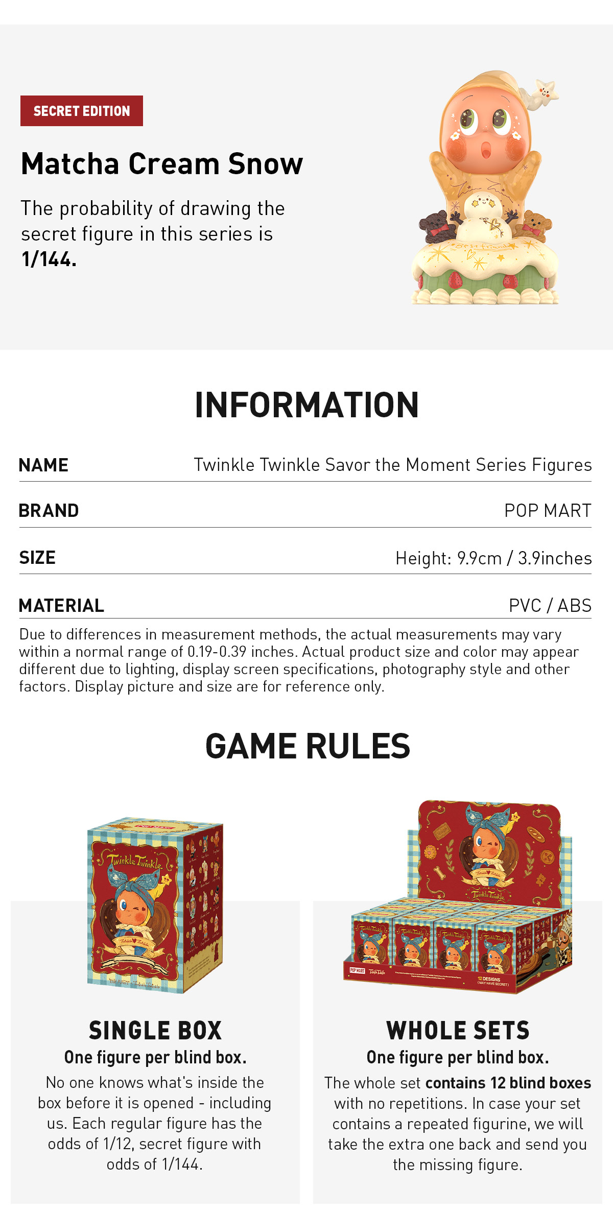 POP NOW:Twinkle Twinkle Savor the Moment Series Figures - POP MART