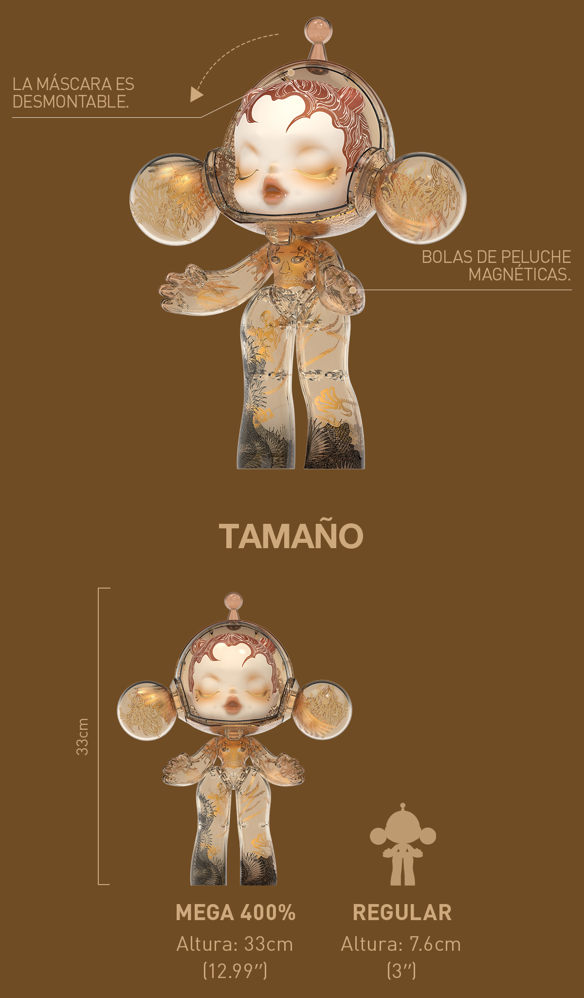 MEGA α SKULLPANDA 400% – Colección 