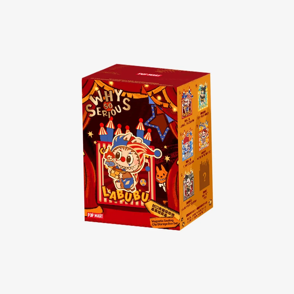 WHY SO SERIOUS Series - Magnetic Sealing Clip Storage Box Set