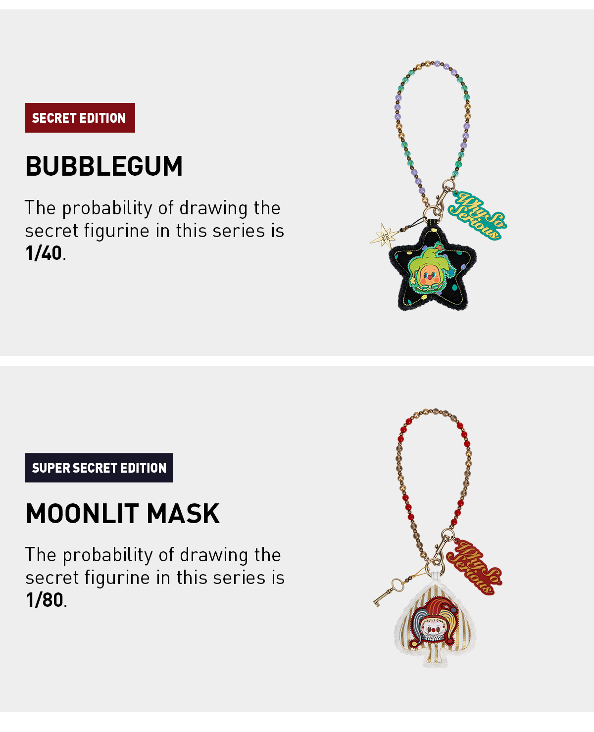 WHY SO SERIOUS SERIES-Pendant Chain Blind Box - POP MART