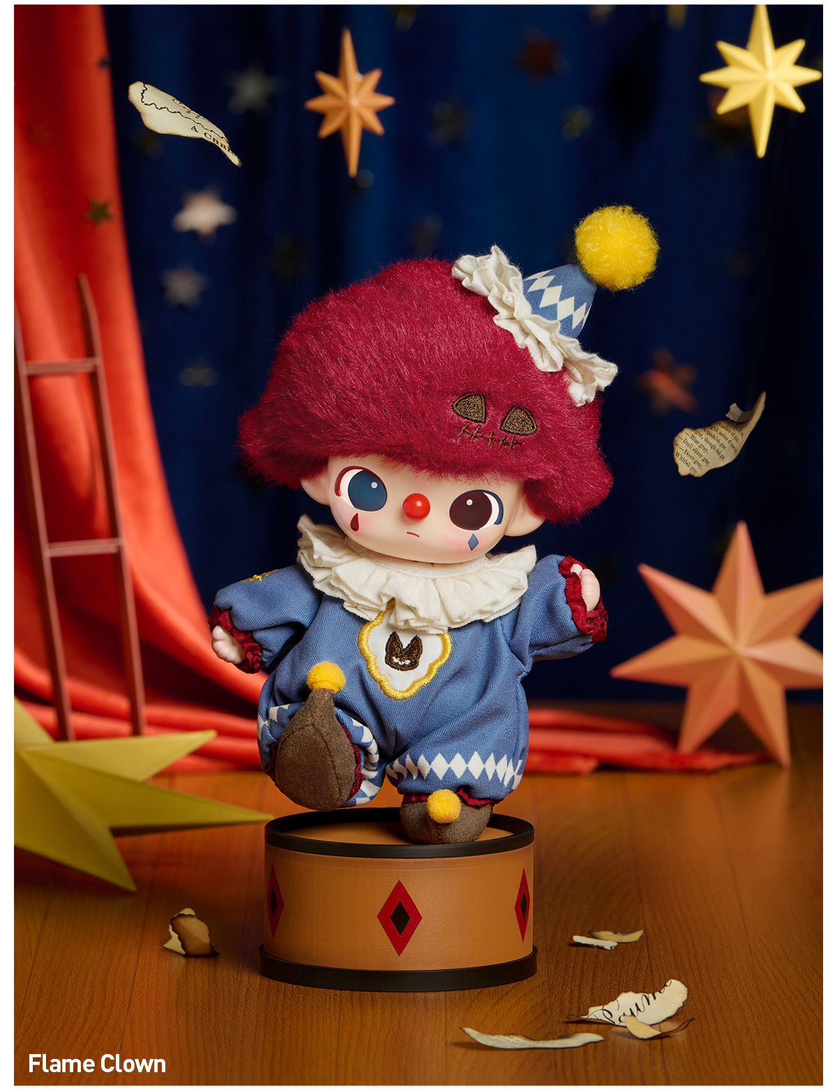 Why So Serious ぬいぐるみ Silver Mist Clown POP MART Why So Serious Series Plush Pendant Blind Box (PRE