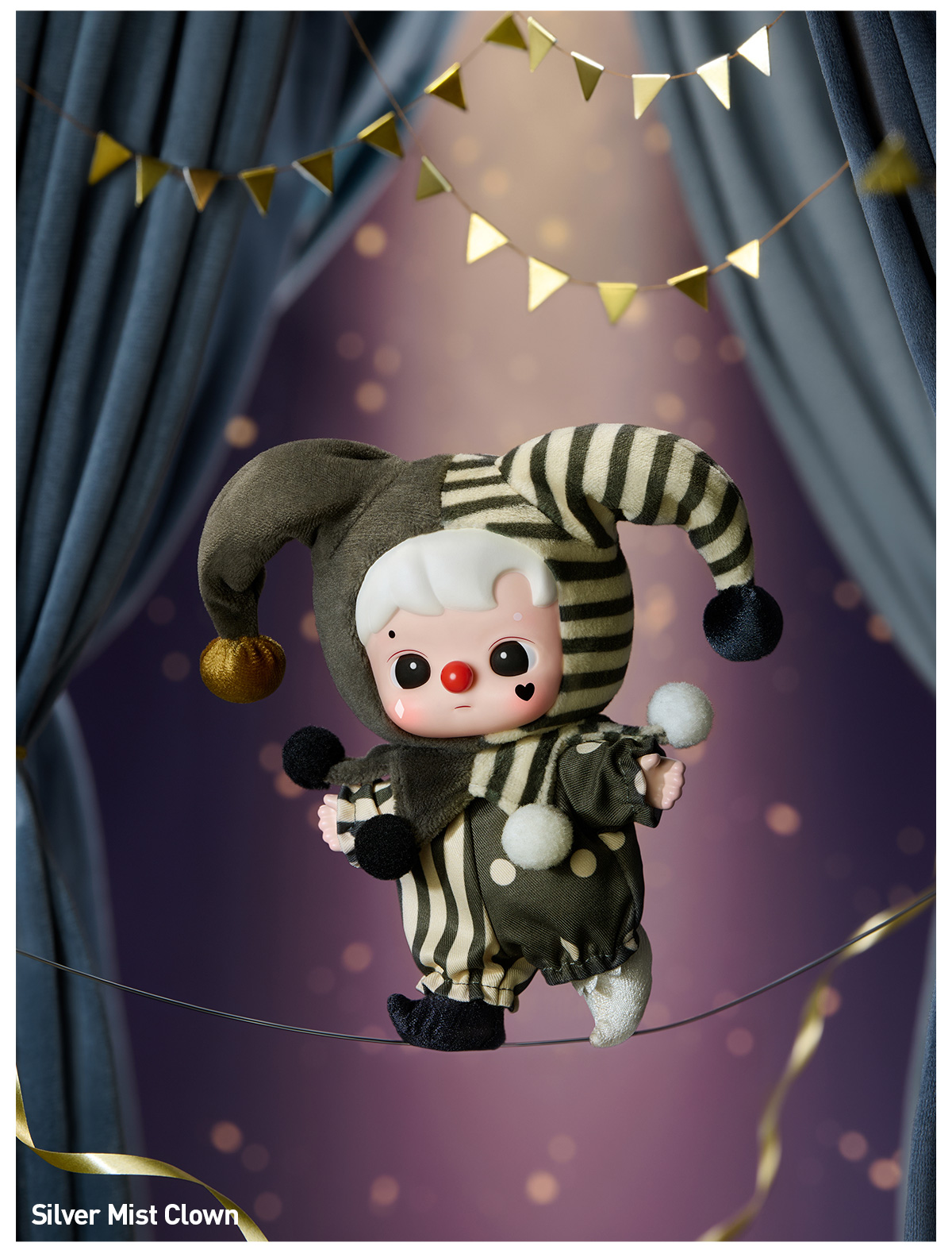 POPMART WHY SO SERIOUS シークレット 関西限定 ノベルティ WHY SO SERIOUS Series-Vinyl Plush Pendant Blind Box - Moonlit Mask