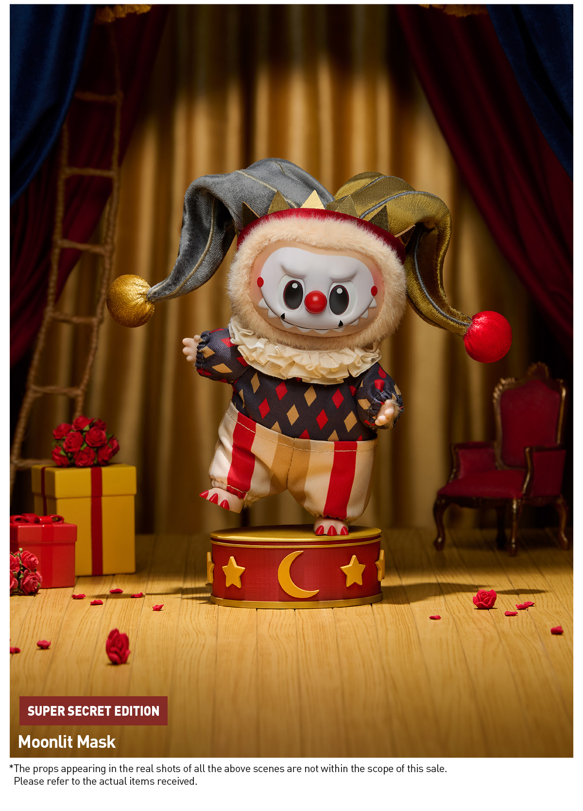 アイドル POP MART WHY SO SERIOUS SlverMistClown POP NOW:WHY SO SERIOUS Series-Vinyl Plush Pendant Blind Box