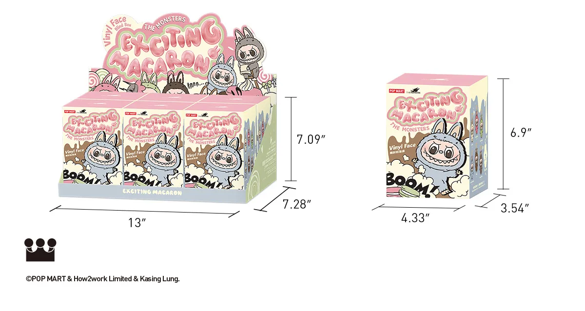 POP NOW:THE MONSTERS - Tasty Macarons Vinyl Face Blind Box - POP 
