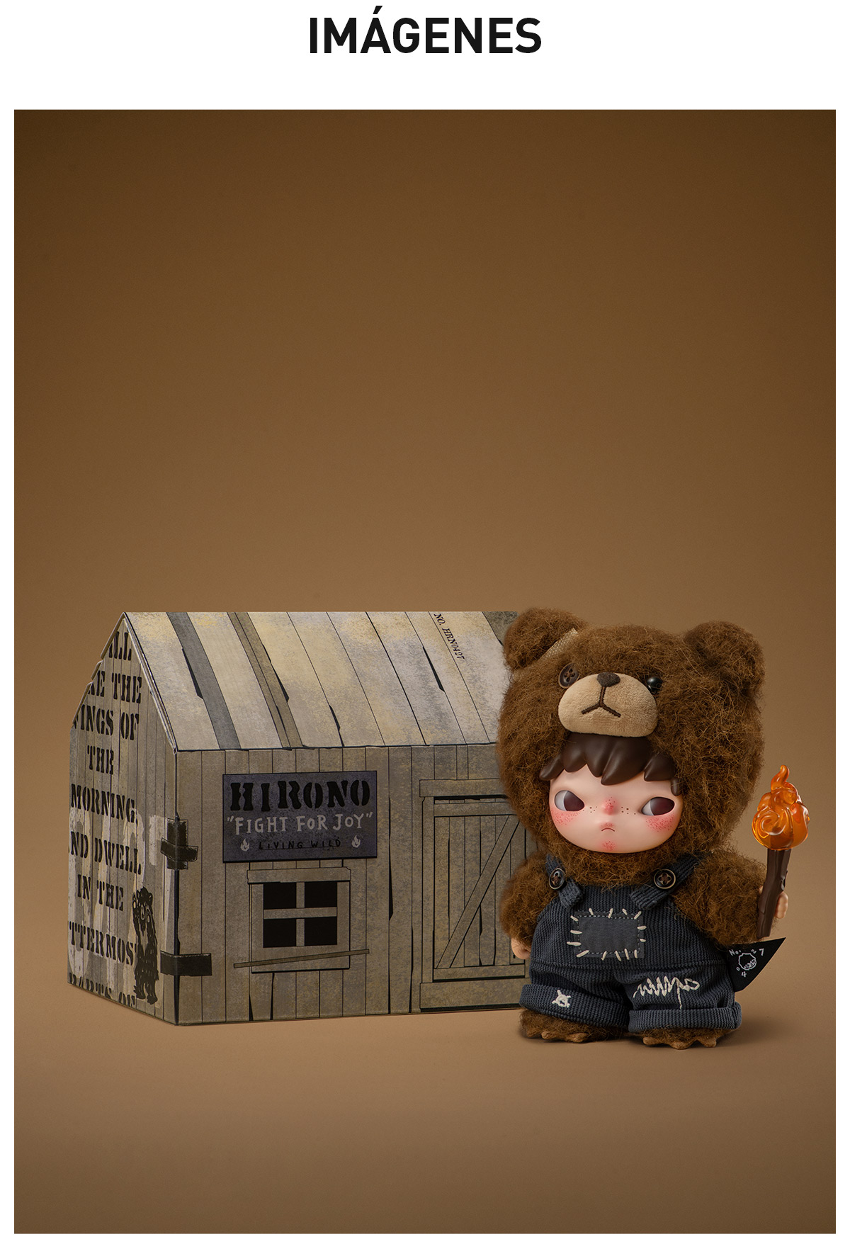HIRONO Living Wild - Luchando por la Alegría Muñeco de Peluche