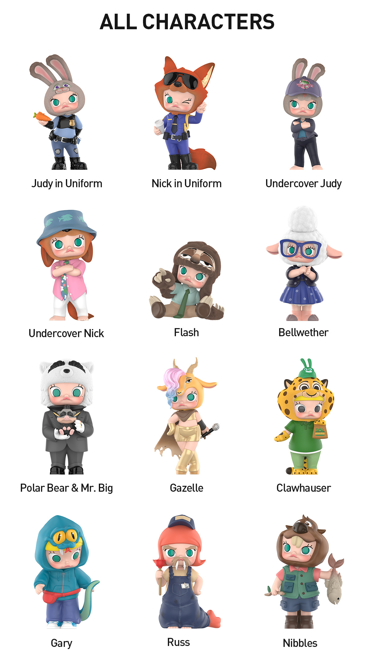 MOLLY × Zootopia Co-branded Series Figure - POP MART (United States)