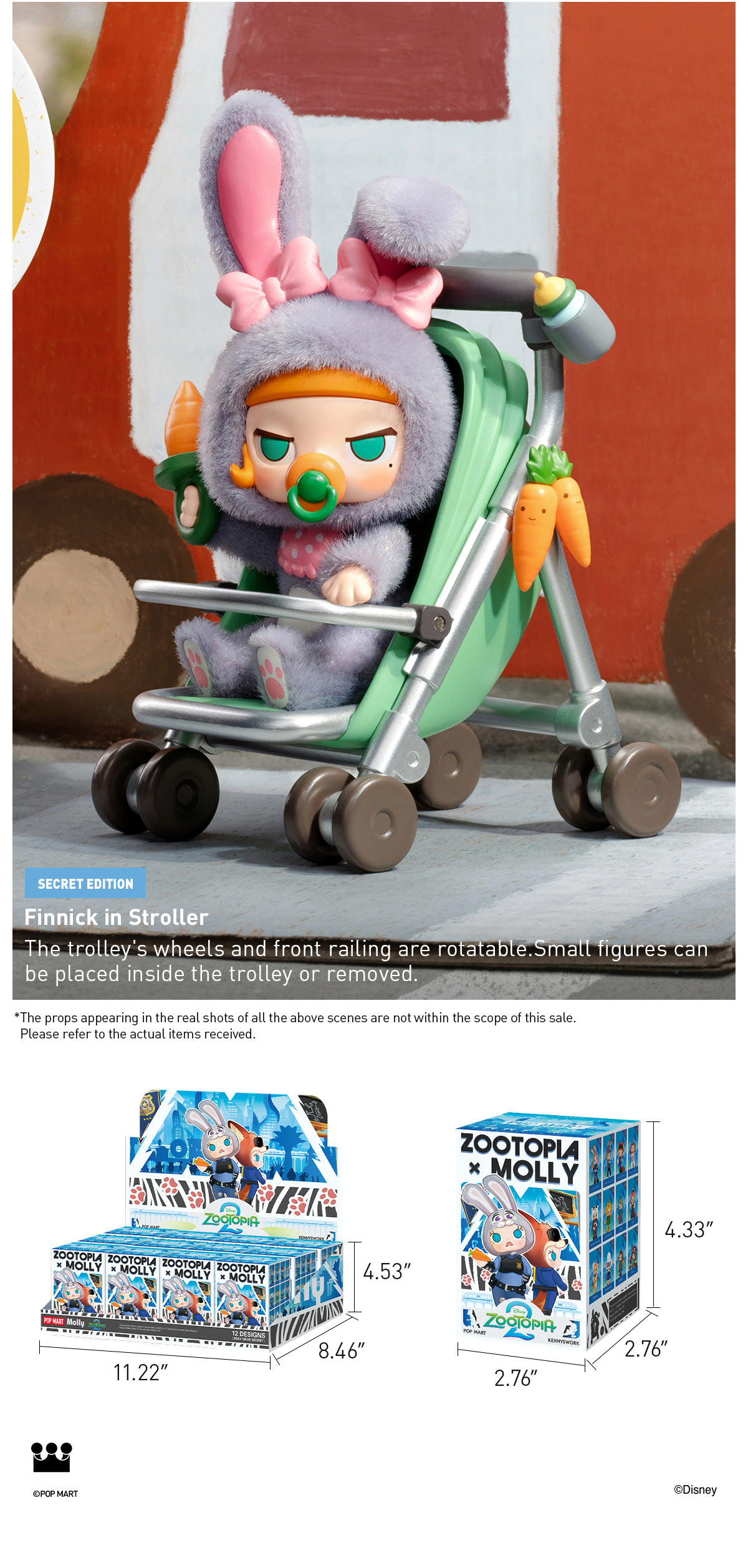 POP NOW:MOLLY × Zootopia Co-branded Series Figure - POP MART