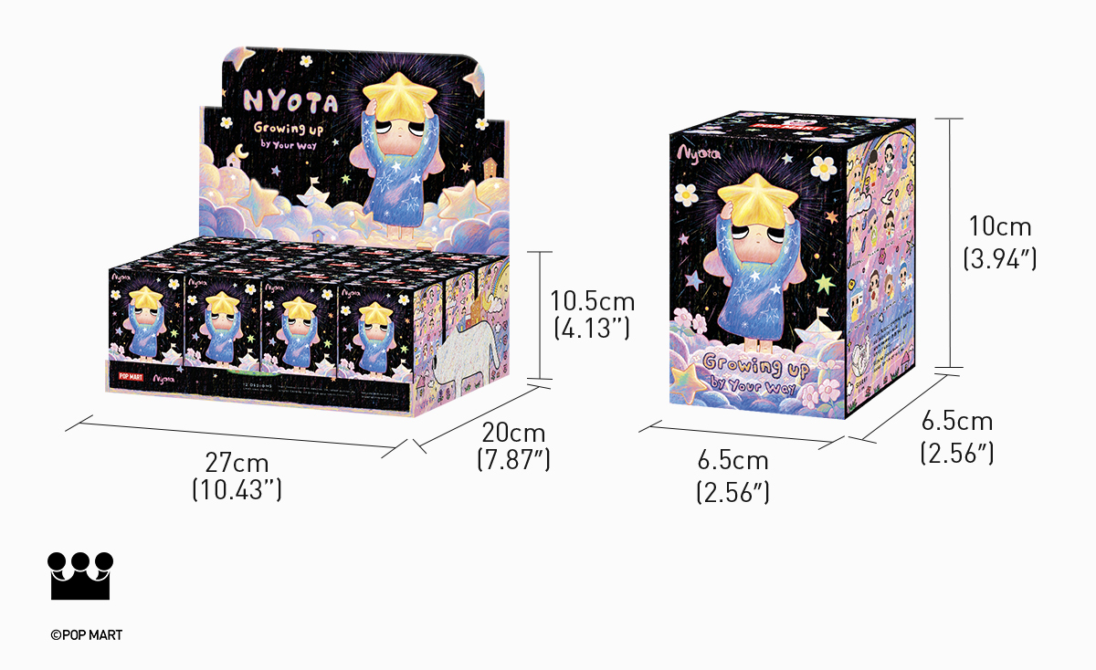 NYOTA – Colección “Creciendo en Libertad” Figuras en Cajas