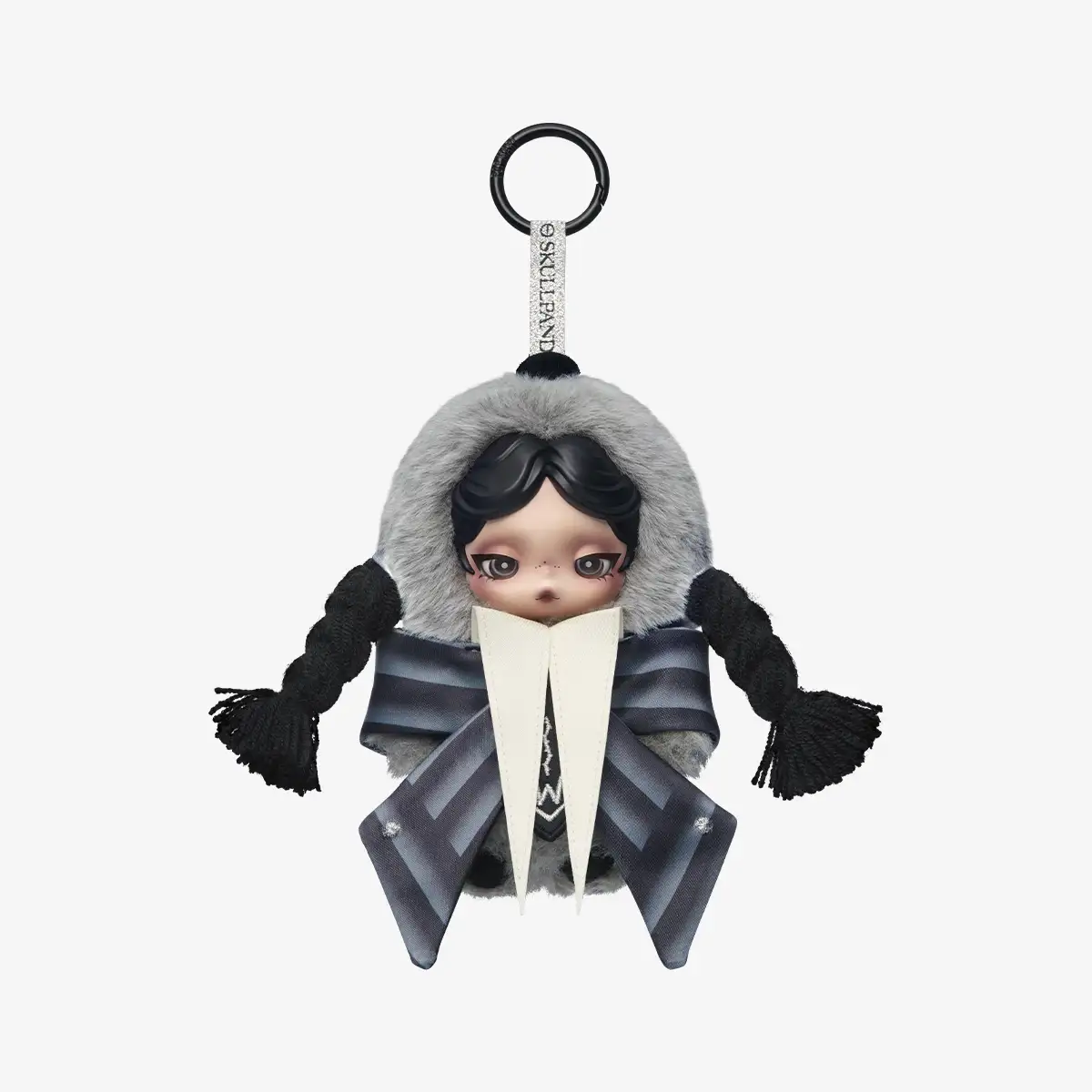 SKULLPANDA × Wednesday Plush（Nevermore Academy Uniform Version）