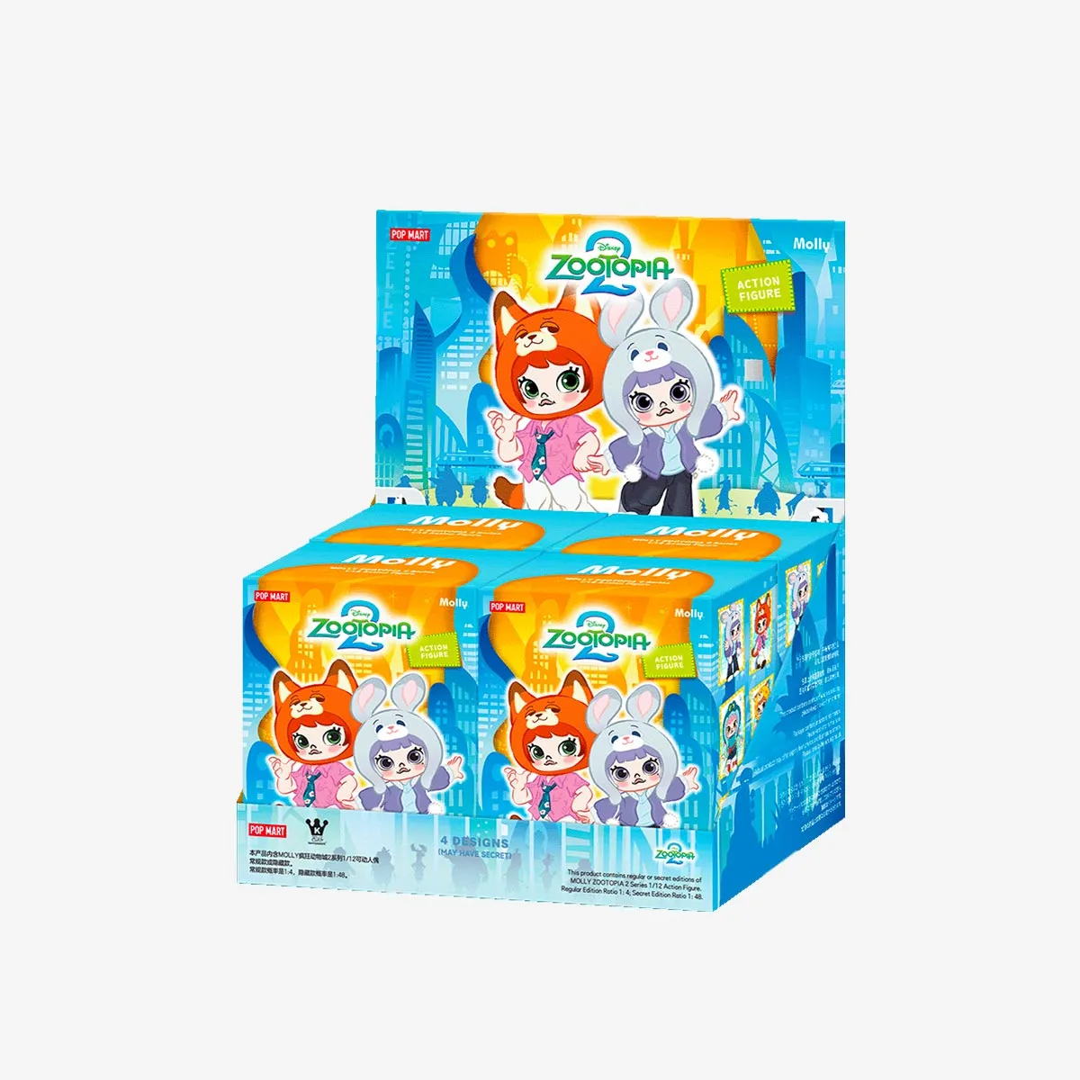 MOLLY ZOOTOPIA 2 Series 1/12 Action Figure - POP MART (Canada)