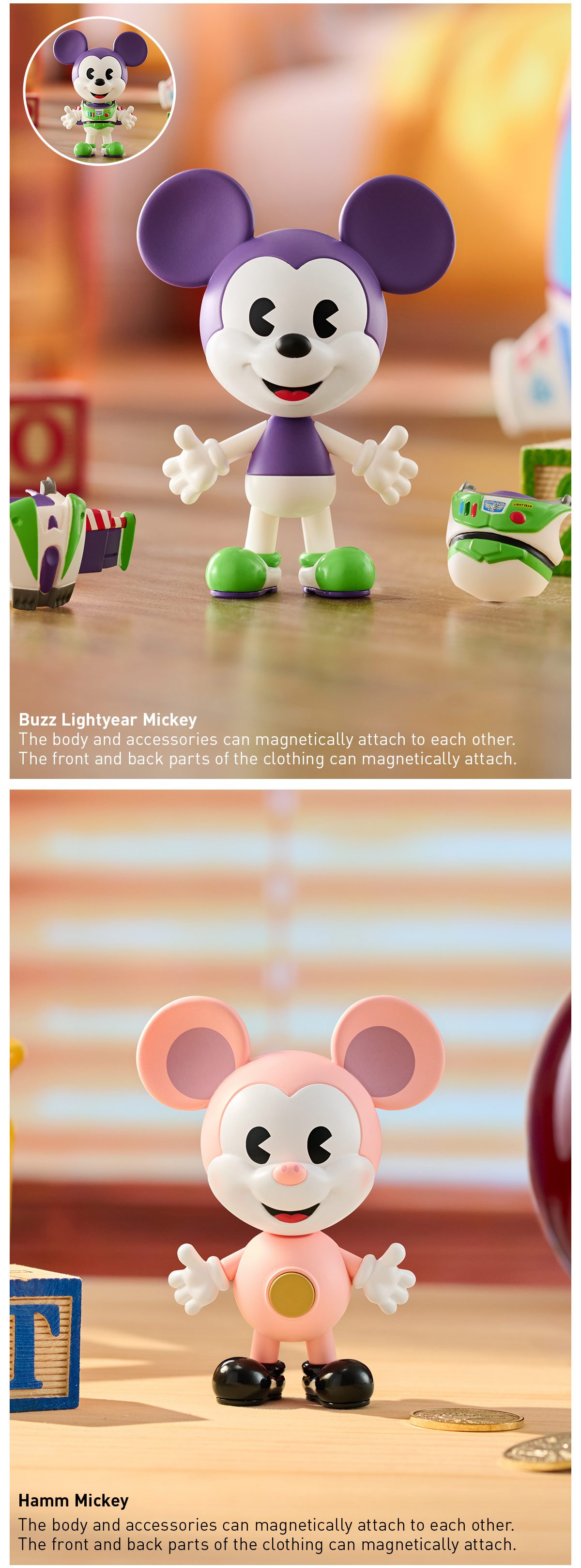 POP NOW:Disney Mickey Remixed: Mickey Meets Pixar Series Figures