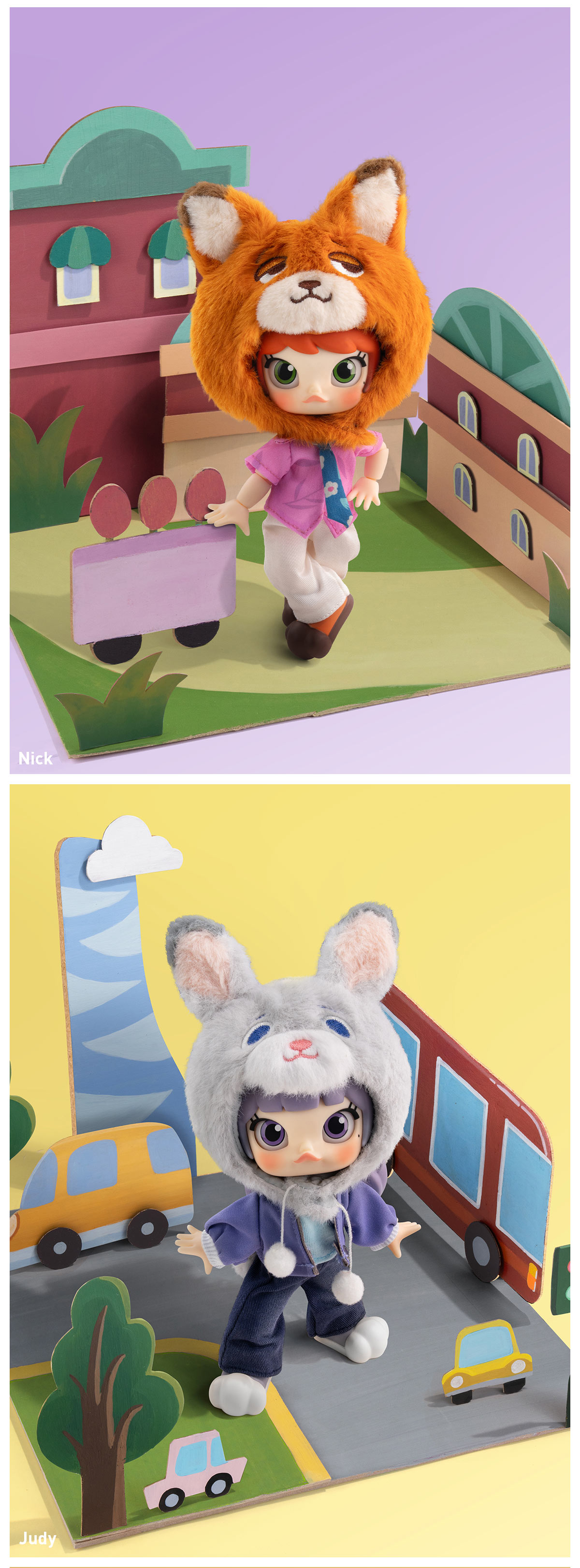 popmart Molly ズートピア2 シリーズ1/12アクションフィギュア MOLLY ZOOTOPIA 2 Series 1/12 Action Figure - POP MART