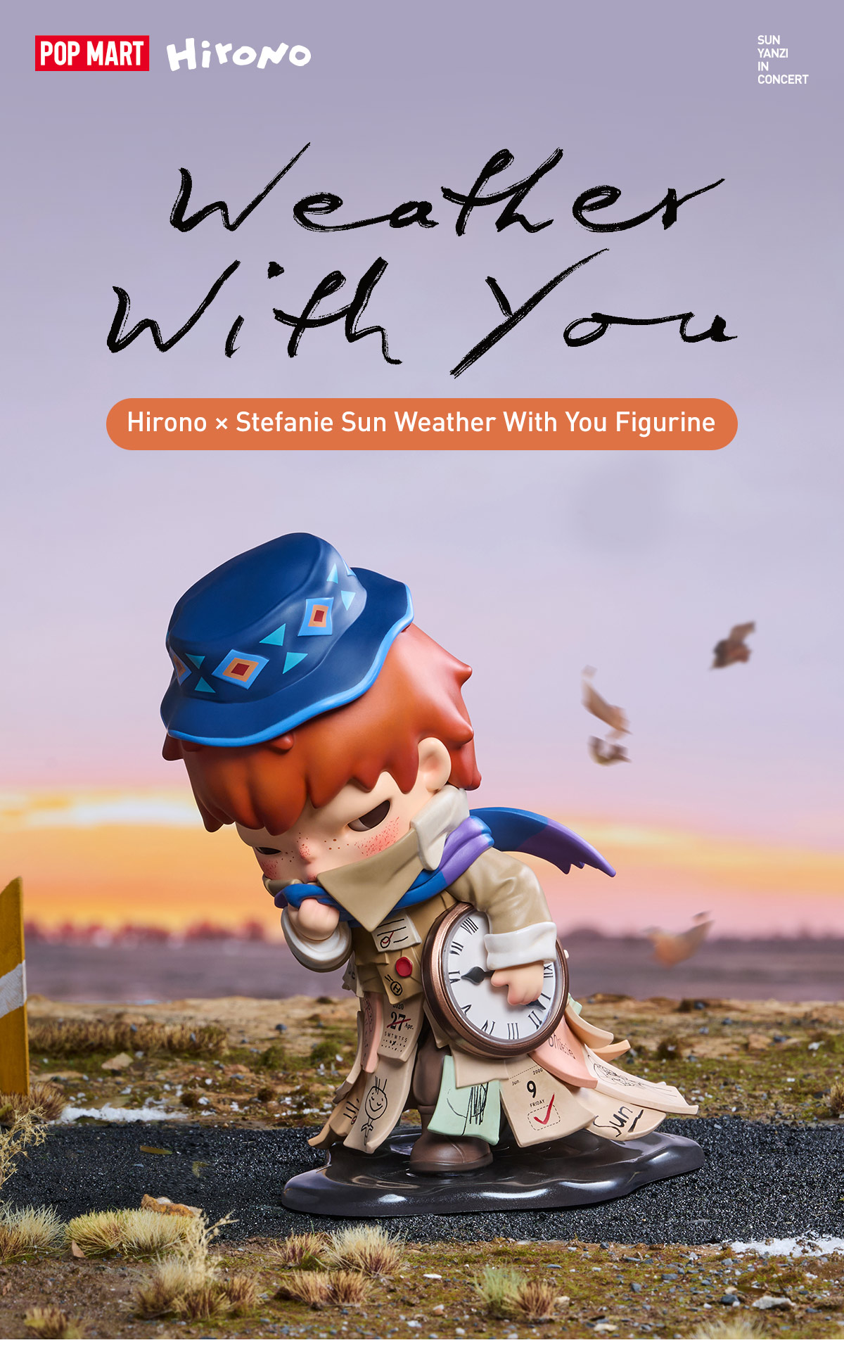 Hirono × Stefanie Sun Weather With You Figurine - POP MART