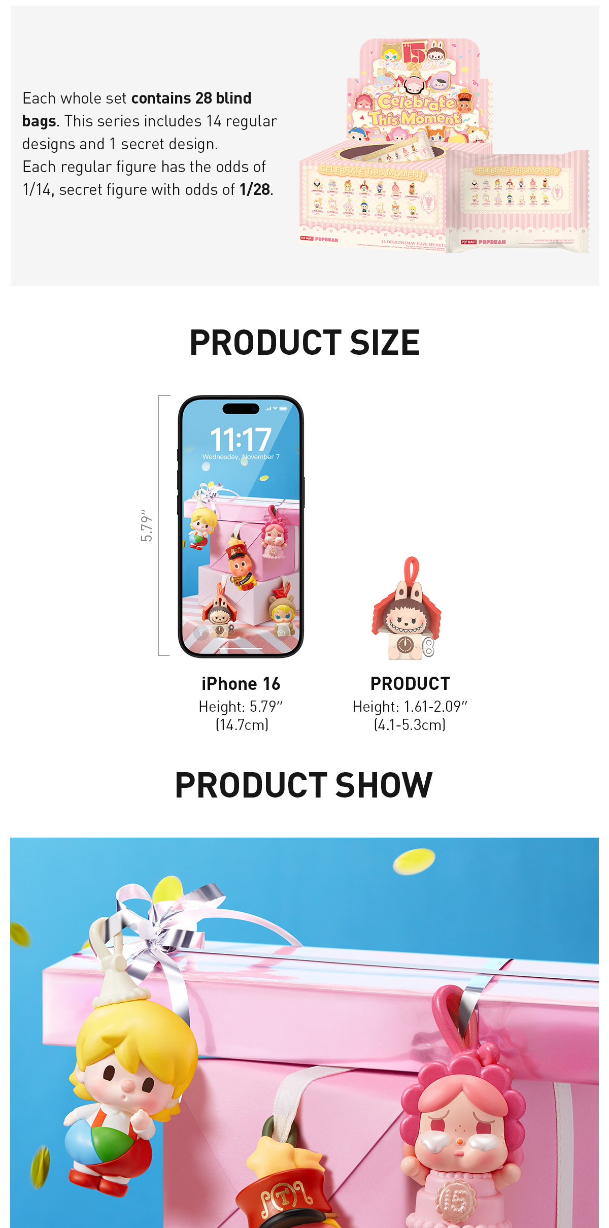 POP BEAN Celebrate This Moment Series（1Pc Per Pack） - POP MART