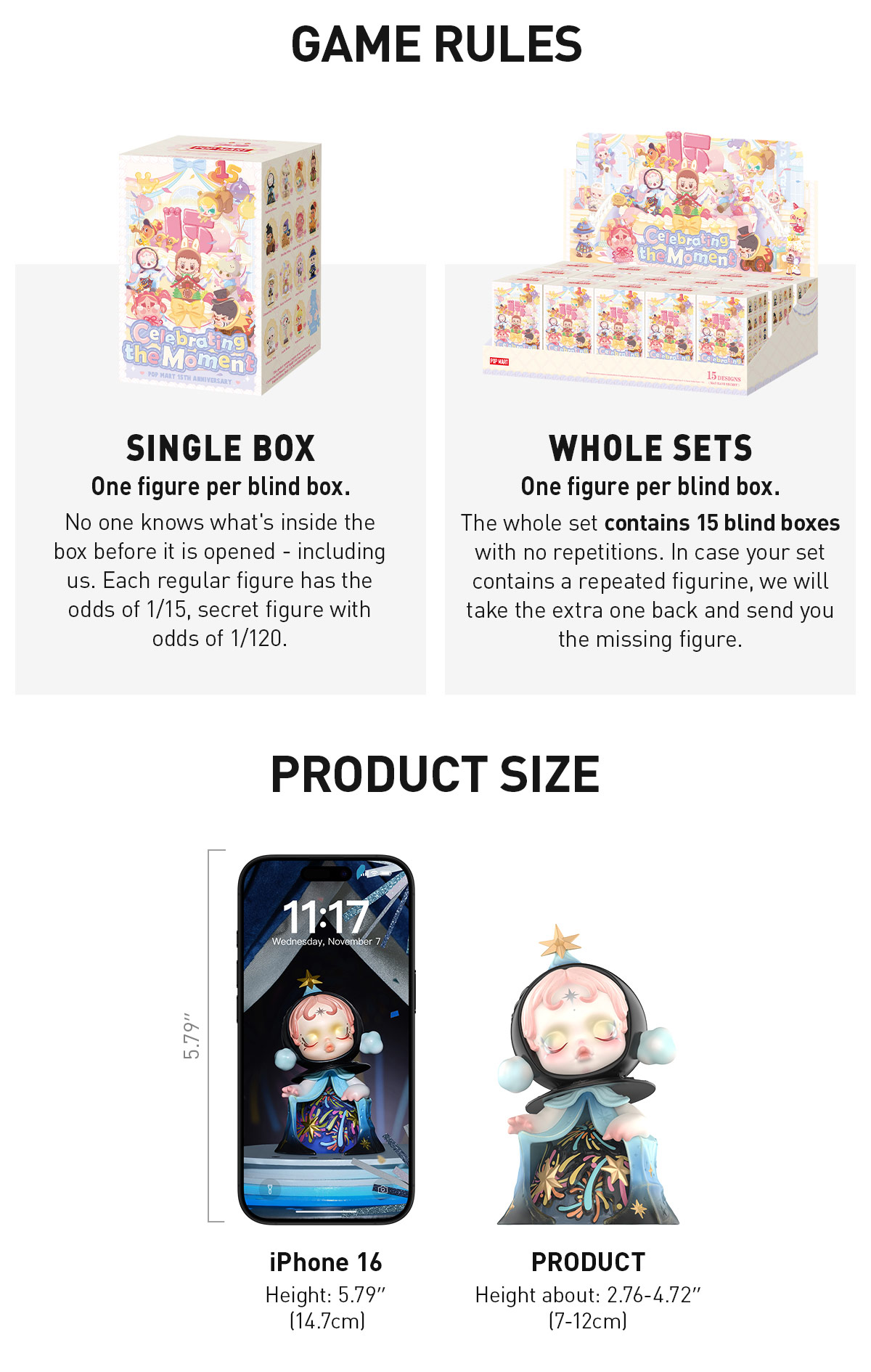 pre order] Pop Mart 15th Anniversary Employee Skullpanda Gift Box